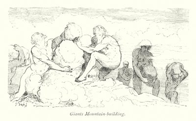 Edificio del Monte dei Giganti (incisione) da Gustave Dore