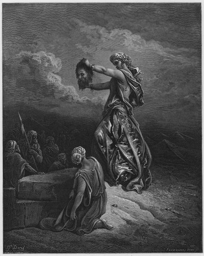 Bibbia di Gustave Doré: Giuditta mostra la testa di Oloferne da Gustave Dore