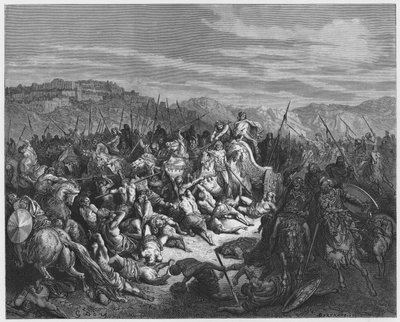 Bibbia di Gustave Doré: Massacro dei Siriaci da parte dei figli di Israele da Gustave Dore