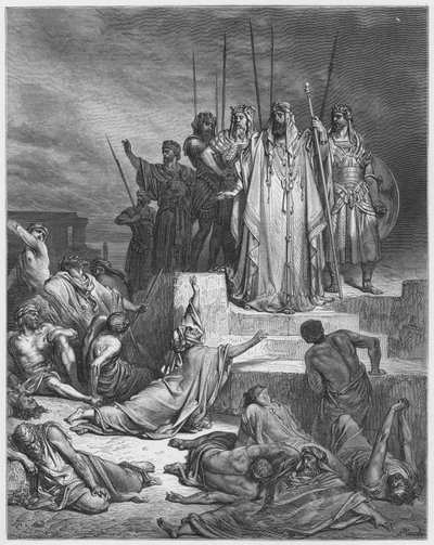 La carestia in Samaria da Gustave Dore