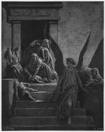 Bibbia di Gustave Doré: Il primogenito ucciso da Gustave Dore