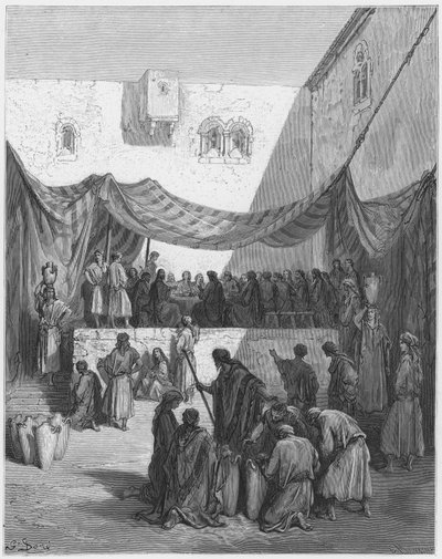 Bibbia di Gustave Doré: Le nozze di Cana da Gustave Dore
