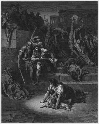 Bibbia di Gustave Doré: Il massacro degli innocenti da Gustave Dore