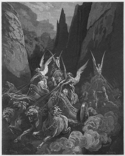 Bibbia di Gustave Doré: La visione dei quattro carri da Gustave Dore