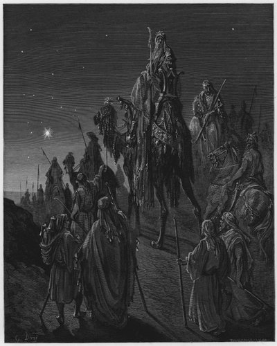 Gustave Doré Bibbia: I saggi guidati dalla stella da Gustave Dore