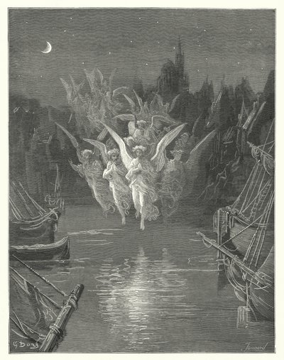 Illustrazione di Gustave Doré per La ballata del vecchio marinaio di Coleridge da Gustave Dore