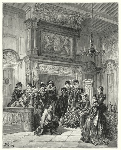 Su richiesta della duchessa, raccontò fedelmente tutto il passaggio del recente finto incantesimo da Gustave Dore