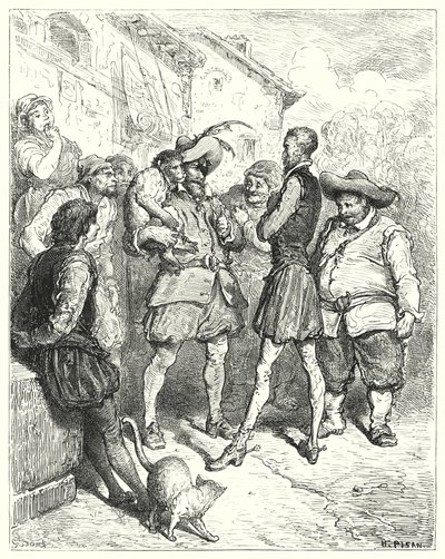 Don Chisciotte di Gustave Doré: "A queste parole Don Chisciotte rimase stupito" da Gustave Dore