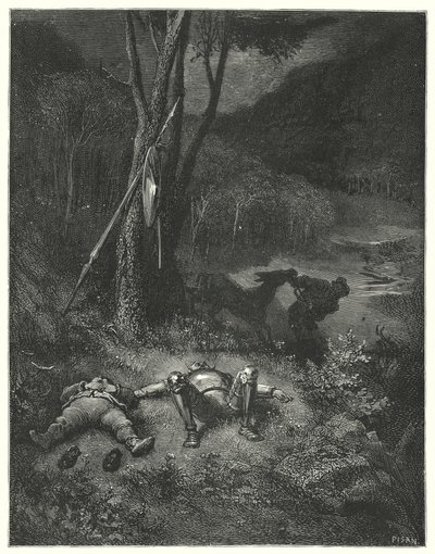 Don Chisciotte di Gustave Doré: "Gines, che era estraneo sia alla gratitudine che all