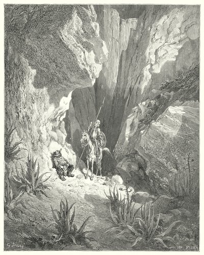 Don Chisciotte di Gustave Doré: "La prima cosa che trovò fu l