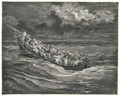Don Chisciotte di Gustave Doré: "Zoraida per tutto questo tempo nascose il viso, per non vedere suo padre" da Gustave Dore