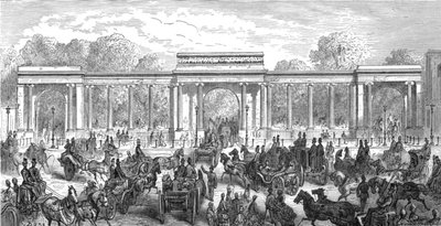 Hyde Park Corner - Ingresso Piccadilly da Gustave Dore