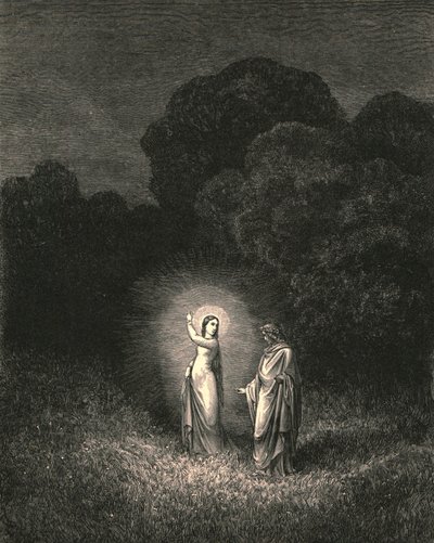 Io, che ora ti mando in questa missione, sono Beatrice, c1890 da Gustave Dore