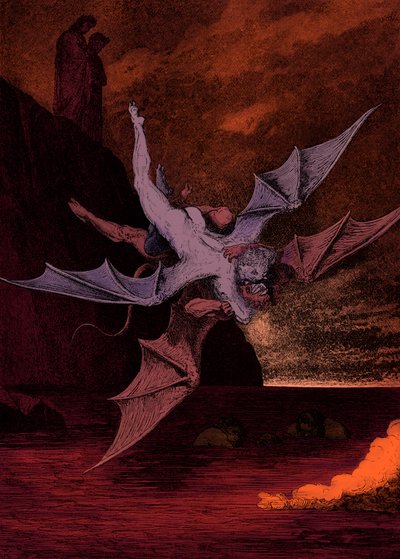 Illustrazione per La Divina Commedia - Inferno di Dante da Gustave Dore