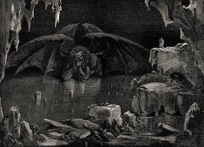 Illustrazione per La Divina Commedia - Inferno di Dante da Gustave Dore