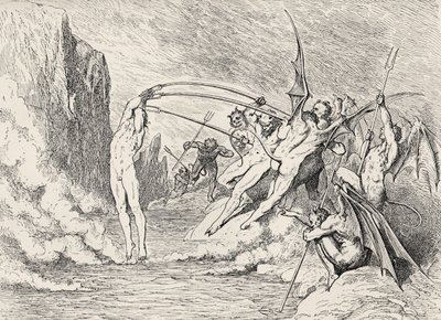 Illustrazione per La Divina Commedia - Inferno di Dante da Gustave Dore
