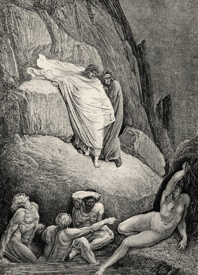 Illustrazione per La Divina Commedia - Inferno di Dante da Gustave Dore