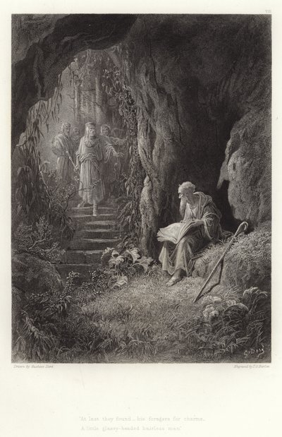 Illustrazione per Vivien di Alfred Tennyson da Gustave Dore