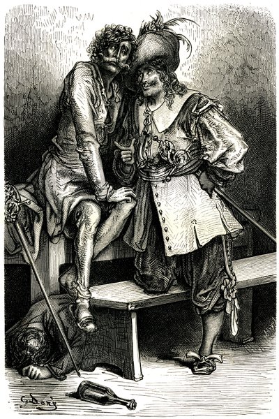 Illustrazione per il Capitano Fracassa da Gustave Dore