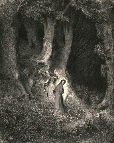 Nel mezzo del cammin di nostra vita, c1890 da Gustave Dore