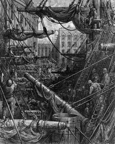 Dentro i Docks da Gustave Dore