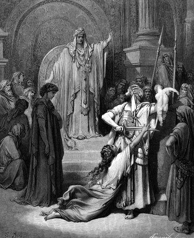 Giudizio di Salomone da Gustave Dore