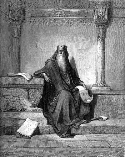 Re Salomone - Bibbia da Gustave Dore