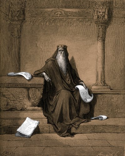 Re Salomone - Bibbia da Gustave Dore