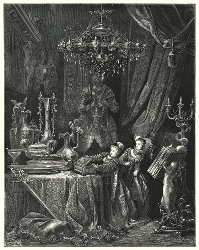 La Barbe-Bleue (incisione) da Gustave Dore