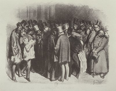 La Coulisse de la Bourse da Gustave Dore
