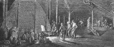 Lambeth Potteries, 1872 da Gustave Dore