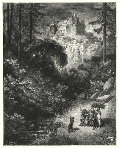 Il gatto con gli stivali da Gustave Dore