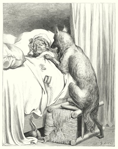Cappuccetto Rosso (incisione) da Gustave Dore