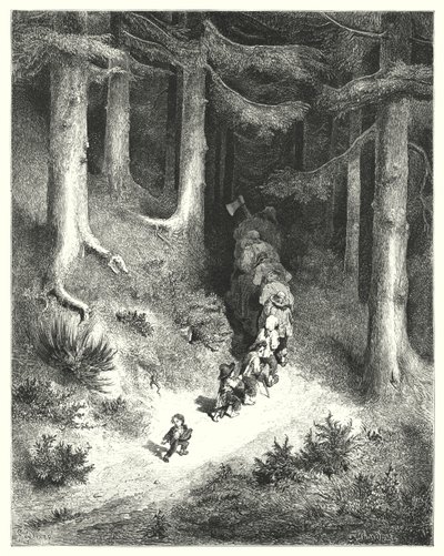 Le Petit Poucet da Gustave Dore