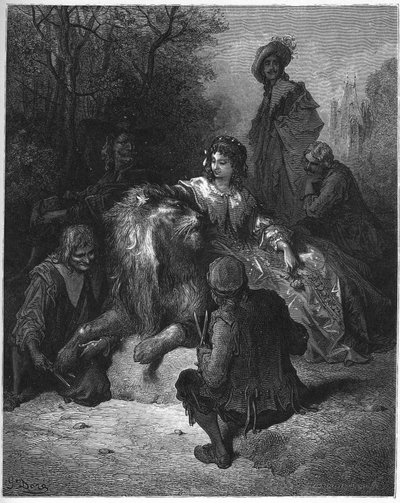 Il leone innamorato da Gustave Dore