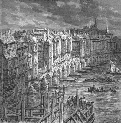 London Bridge, 1694, 1872 da Gustave Dore