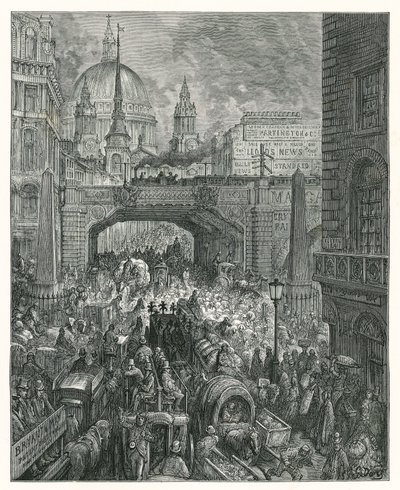 Ludgate Hill (incisione) da Gustave Dore