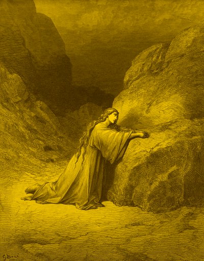 Maria Maddalena, la peccatrice pentita - Bibbia da Gustave Dore