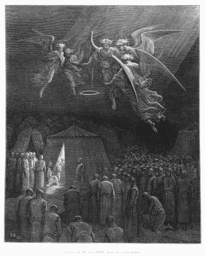 Notte del 25 agosto 1270, Morte di San Luigi (1214-70), illustrazione da 
