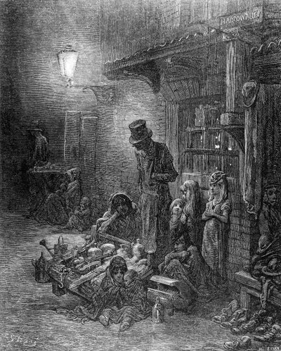 Off Billingsgate, vista di Harrow Alley, da 
