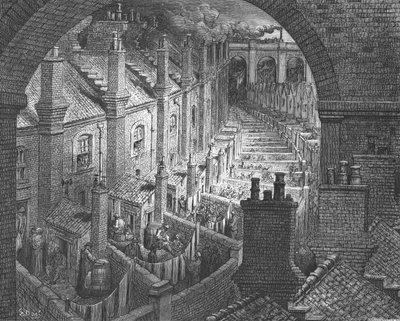 Su Londra - In treno da Gustave Dore