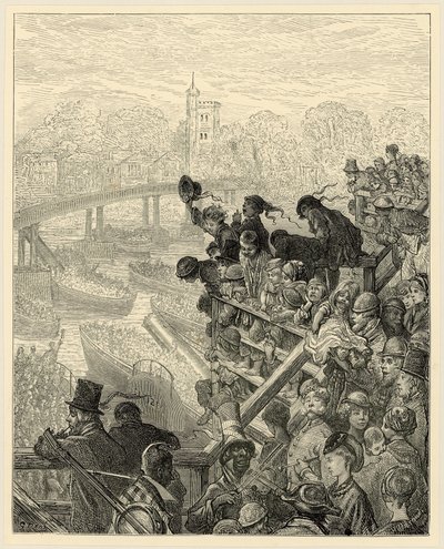 Regata Oxford e Cambridge, Putney da Gustave Dore