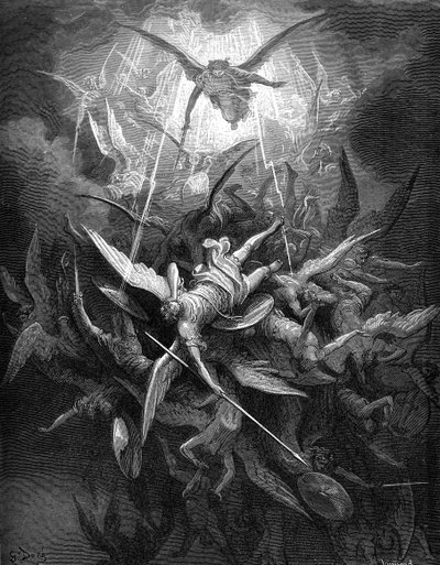 Paradiso Perduto: Caduta degli angeli ribelli da Gustave Dore