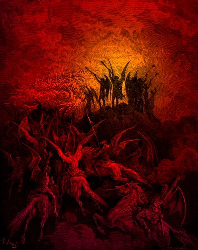 Paradiso perduto: Gli angeli ribelli, di Doré da Gustave Dore