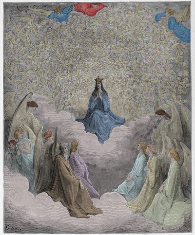 Paradiso, Canto 31: La regina del cielo - di Dante Alighieri da Gustave Dore