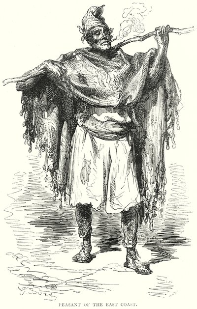 Contadino della costa orientale (incisione) da Gustave Dore