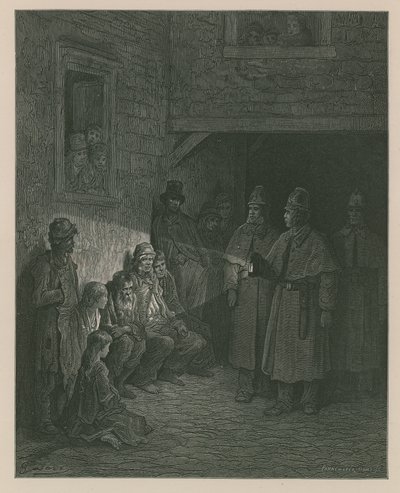 Poliziotti in pattuglia da Gustave Dore