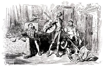 Prologo alle avventure di Don Chisciotte da Gustave Dore