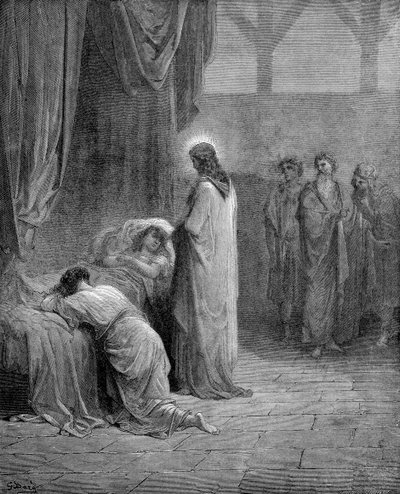 Resurrezione della figlia di Giairo da Gustave Dore