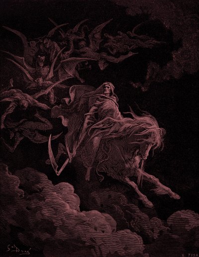 Apocalisse: Visione della Morte, di Gustave Doré da Gustave Dore